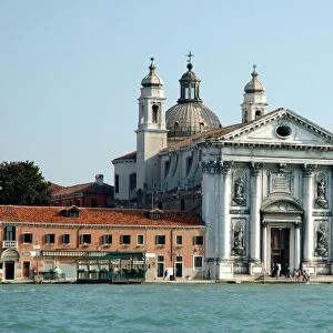 Italy, Venice, Church of Santa Maria Del Rosario along Guidecca Canal