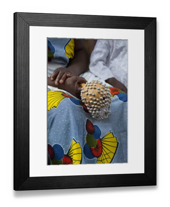 Framed Print : Africa, Benin, Ouidah. Sacred voodoo Forest of Kapasse (aka Foret Sacree). Voodoo