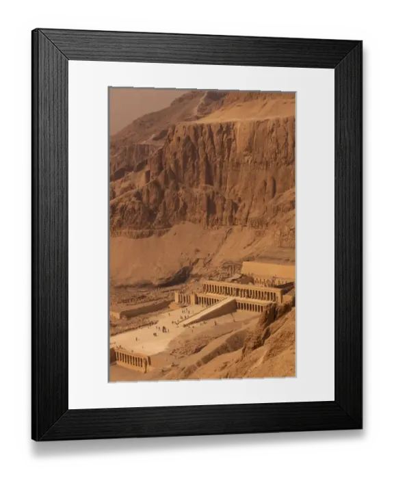 Framed Print : Africa, Egypt, Upper Egypt, Luxor. Temple of Hatshepsut, early morning view of Deir Framed Print : Africa, Egypt, Upper Egypt, Luxor. Temple of Hatshepsut, early morning view of Deir