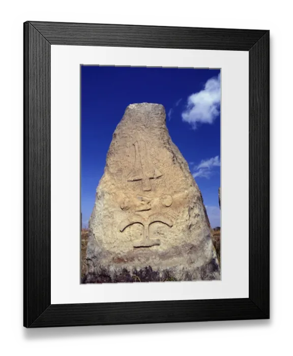 Framed Print : Headstones called Tija Stellae, date from the 12th century AD, in Ethiopia, Africa Framed Print : Headstones called Tija Stellae, date from the 12th century AD, in Ethiopia, Africa