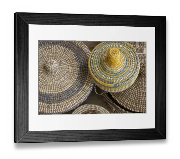 Framed Print : Africa, Gambia. Capital city of Banjul. Albert Market & Banjul Craft Market, colorful Framed Print : Africa, Gambia. Capital city of Banjul. Albert Market & Banjul Craft Market, colorful