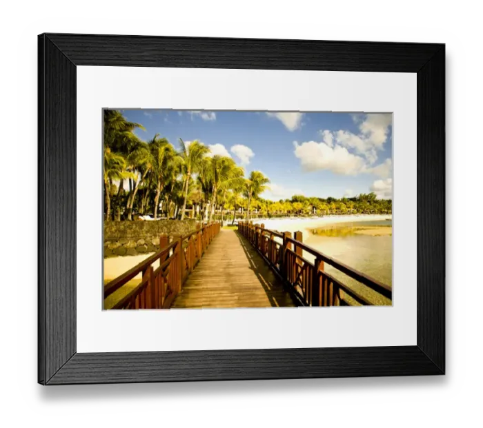 Framed Print : Exclusive Luxury resort Le Touessrok Resort, East end of Mauritius, Africa