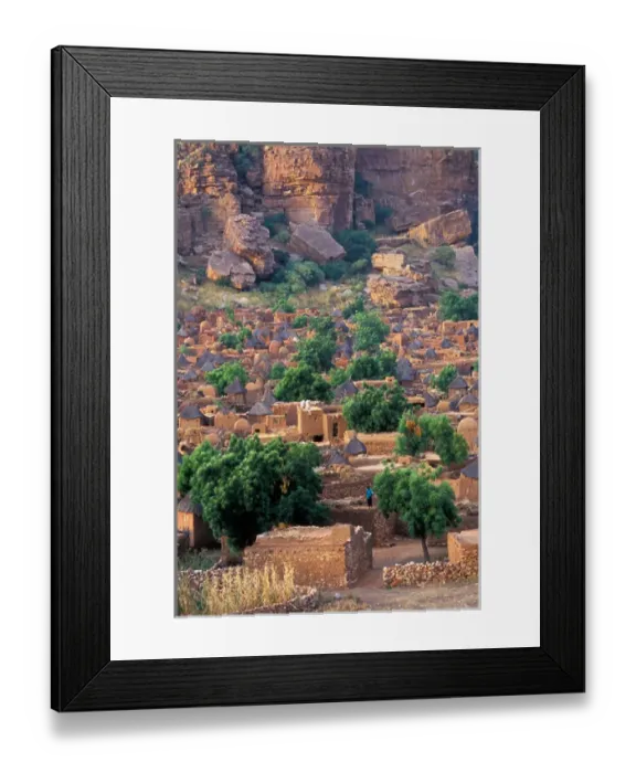 Framed Print : The Dogon village of Songo, in Mali, Africa Framed Print : The Dogon village of Songo, in Mali, Africa
