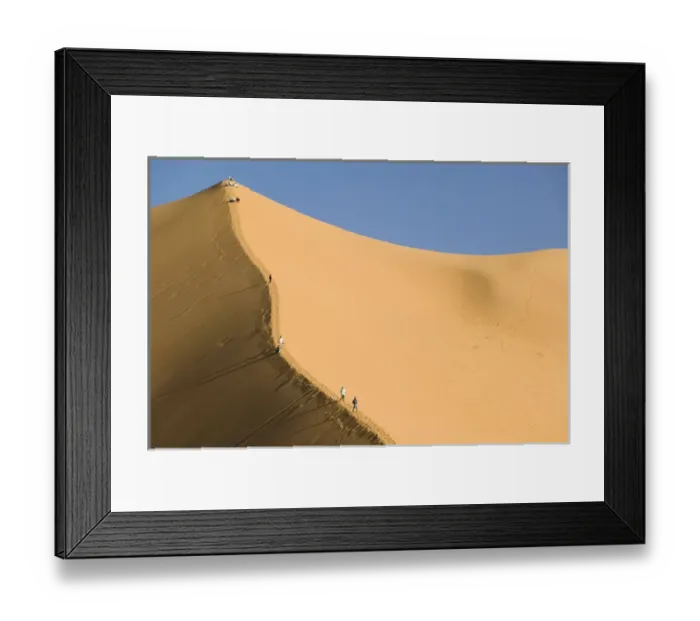 Framed Print : MOROCCO-Tafilalt-MERZOUGA: Erg Chebbi Dunes (up to 400 ft in height) Framed Print : MOROCCO-Tafilalt-MERZOUGA: Erg Chebbi Dunes (up to 400 ft in height)