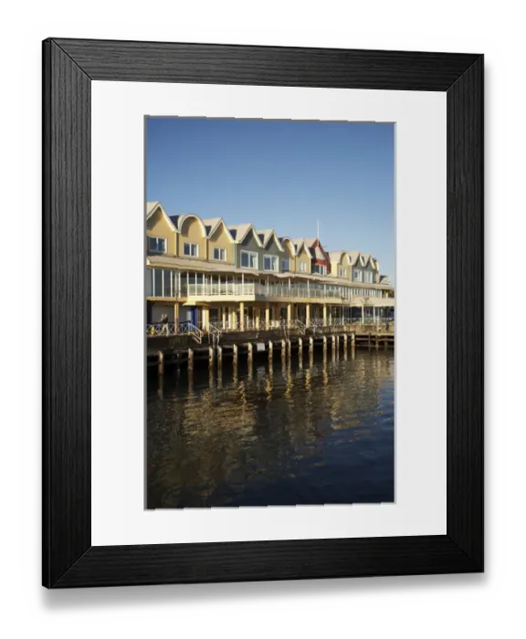 Framed Print : Australia, New South Wales, Newcastle, Queens Wharf