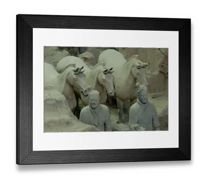Framed Print : Terra Cotta Warriors and Horses Dig. Pit number one. Xi an, Shaanxi Province. CHINA Framed Print : Terra Cotta Warriors and Horses Dig. Pit number one. Xi an, Shaanxi Province. CHINA