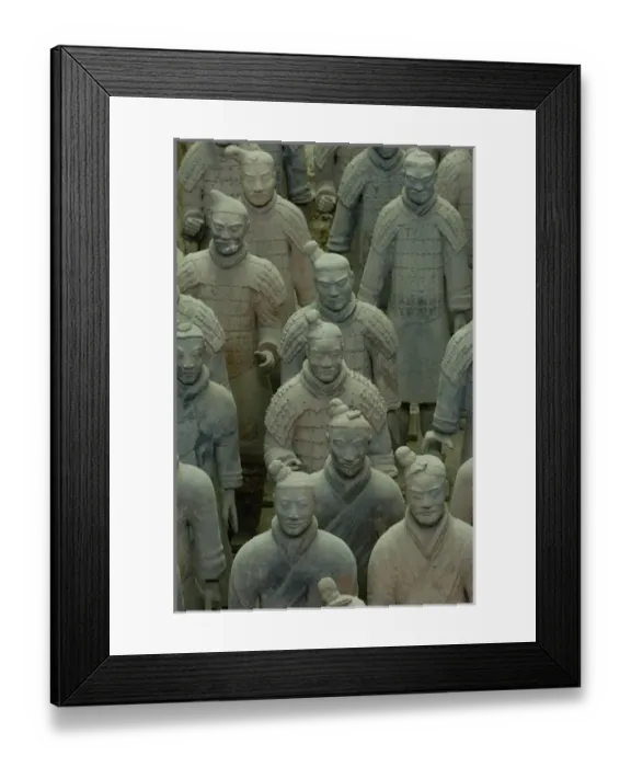 Framed Print : Terra Cotta Warriors and Horses Dig. Pit number one. Xi an, Shaanxi Province. CHINA Framed Print : Terra Cotta Warriors and Horses Dig. Pit number one. Xi an, Shaanxi Province. CHINA