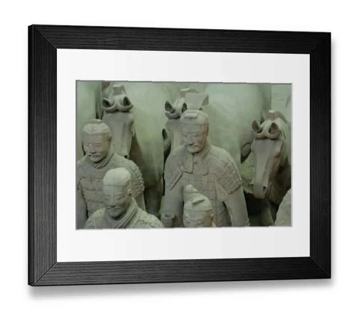 Framed Print : Terra Cotta Warriors and Horses Dig. Pit number one. Xi an, Shaanxi Province. CHINA Framed Print : Terra Cotta Warriors and Horses Dig. Pit number one. Xi an, Shaanxi Province. CHINA