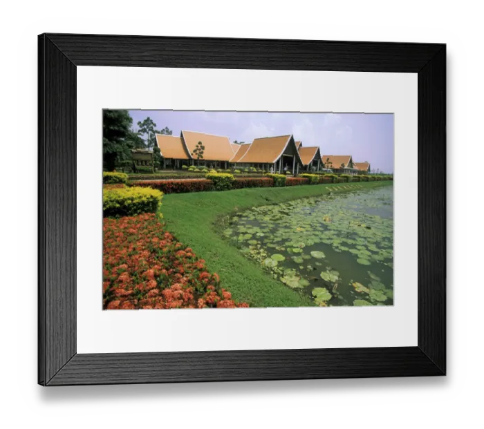 Framed Print : Thailand, Sukhothai. Sukhothai International Airport Framed Print : Thailand, Sukhothai. Sukhothai International Airport