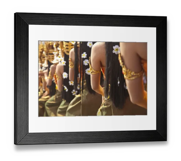 Framed Print : NR, Elephant Buffet (largest in the world), morning street celebration with blocks Framed Print : NR, Elephant Buffet (largest in the world), morning street celebration with blocks