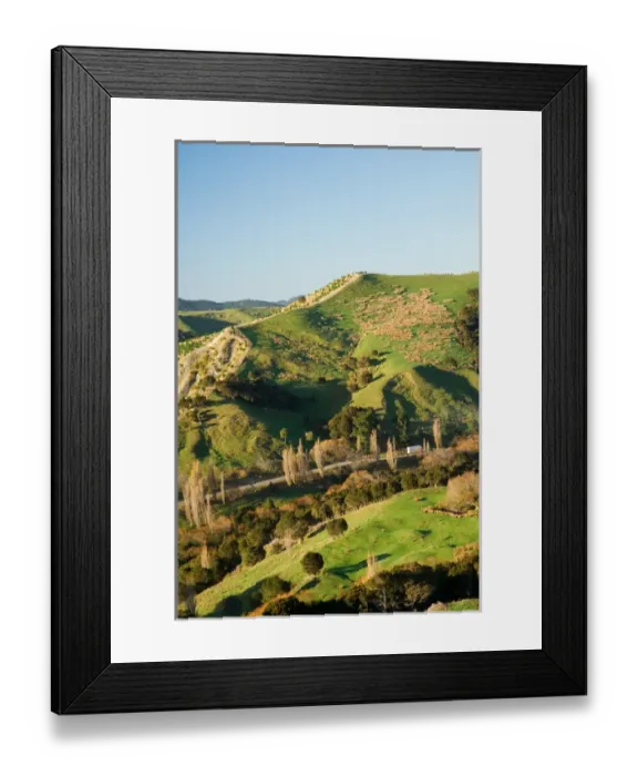 Framed Print : Farmland near Martinborough, Wairarapa, North Island, New Zealand Framed Print : Farmland near Martinborough, Wairarapa, North Island, New Zealand