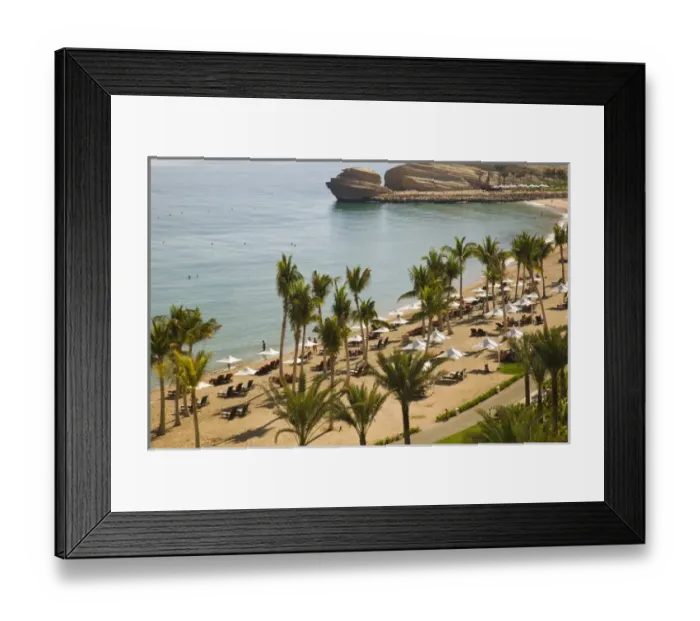 Framed Print : Oman, Muscat, Al-Jissah. Shangri-La Barr Al-Jissah Resort / Beach View Framed Print : Oman, Muscat, Al-Jissah. Shangri-La Barr Al-Jissah Resort / Beach View
