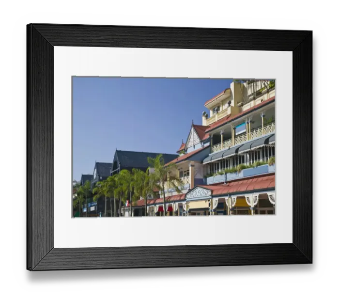 Framed Print : AUSTRALIA, Queensland, North Coast, Cairns. Detail of The Village Complex Framed Print : AUSTRALIA, Queensland, North Coast, Cairns. Detail of The Village Complex