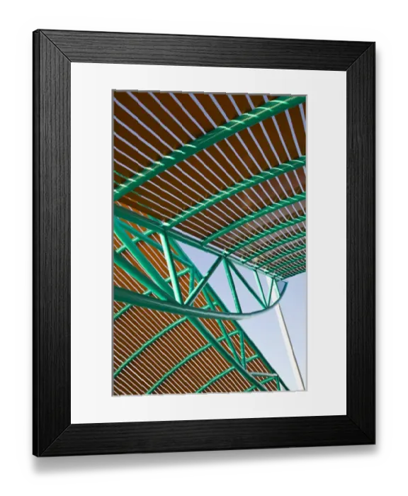 Framed Print : AUSTRALIA, Queensland, North Coast, Townsville. Fishing Pier on Cleveland Bay-detail