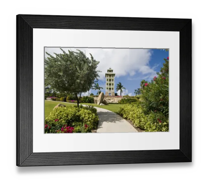 Framed Print : North America, Caribbean, Antigua. Stanford business park adjacent to the Antigua airport Framed Print : North America, Caribbean, Antigua. Stanford business park adjacent to the Antigua airport
