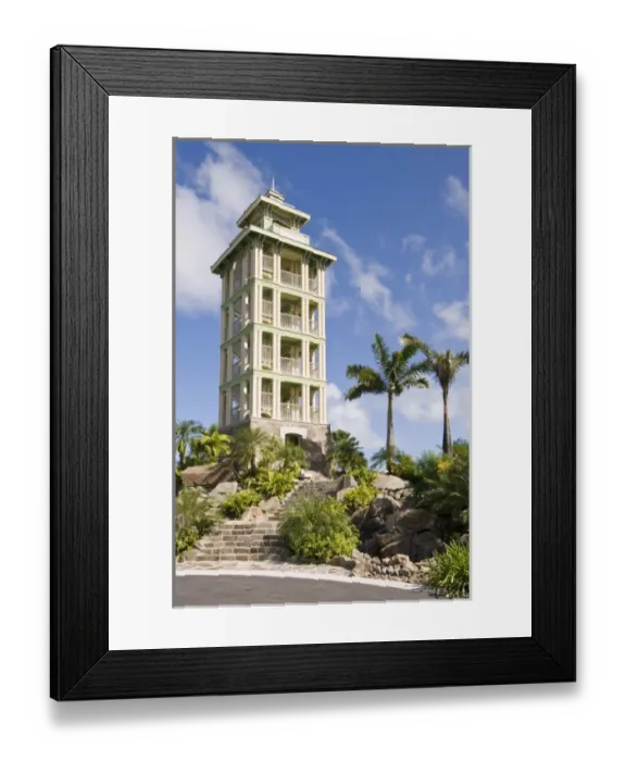 Framed Print : North America, Caribbean, Antigua. Stanford business park adjacent to the Antigua airport