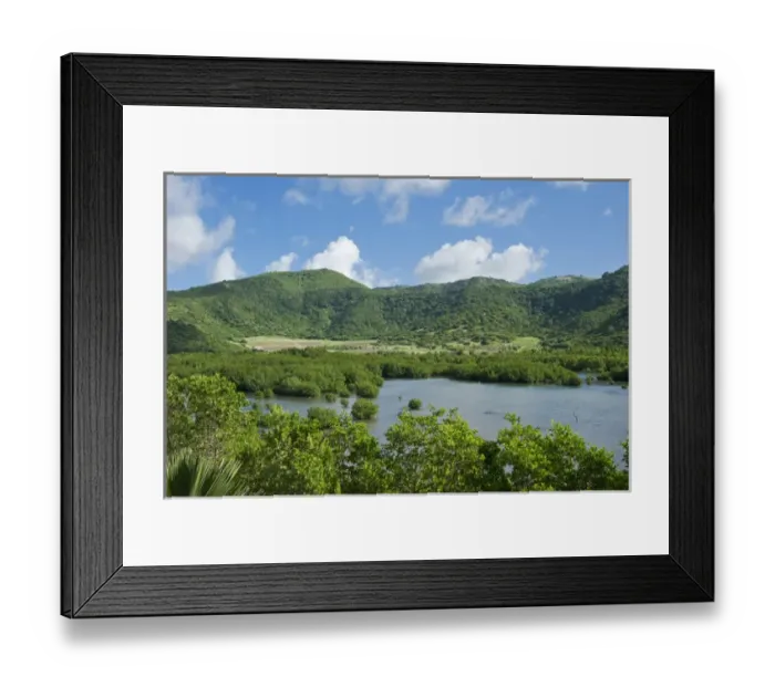 Framed Print : Carlisle Bay Lagoon, Antigua, West Indies, Caribbean, Central America