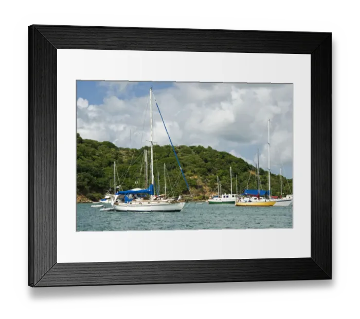 Framed Print : Nelsons Dockyard Bay, Antigua, West Indies, Caribbean, Central America Framed Print : Nelsons Dockyard Bay, Antigua, West Indies, Caribbean, Central America