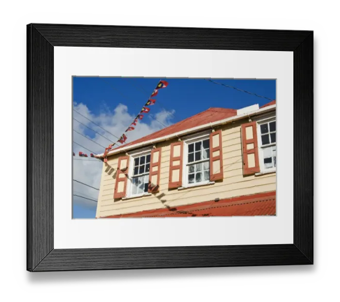 Framed Print : House in the Old City, St. Johns, Antigua, West Indies, Caribbean, Central America Framed Print : House in the Old City, St. Johns, Antigua, West Indies, Caribbean, Central America
