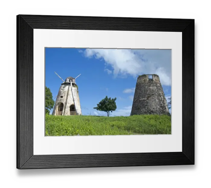 Framed Print : Bettys Hope windmills, Antigua, West Indies, Caribbean, Central America Framed Print : Bettys Hope windmills, Antigua, West Indies, Caribbean, Central America