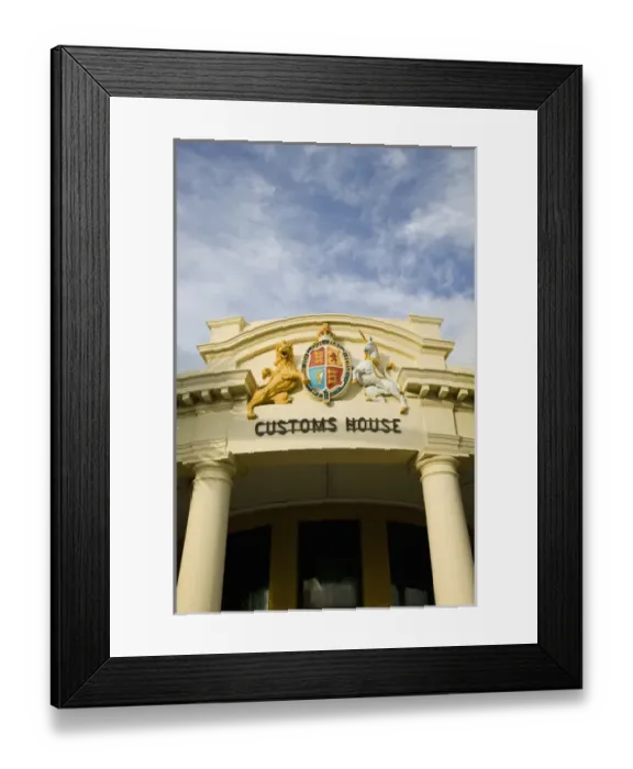 Framed Print : AUSTRALIA, Queensland, Whitsunday Coast, Mackay. Customs House