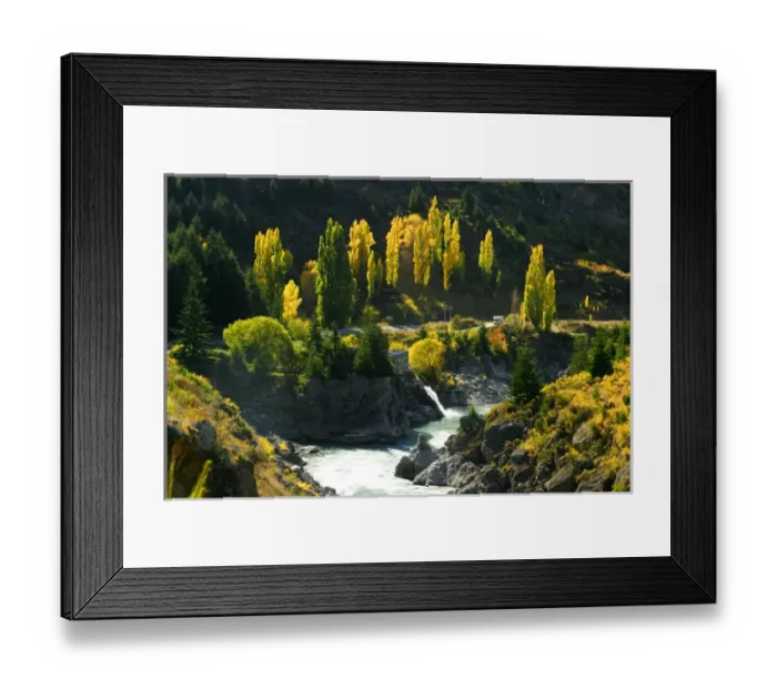 Framed Print : Autumn Colours, Roaring Meg, Kawarau River, Kawarau Gorge, near Cromwell, South Island Framed Print : Autumn Colours, Roaring Meg, Kawarau River, Kawarau Gorge, near Cromwell, South Island