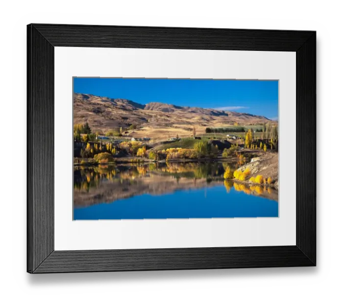 Framed Print : Autumn Colours, Bannockburn Inlet, Lake Dunstan, Central Otago Framed Print : Autumn Colours, Bannockburn Inlet, Lake Dunstan, Central Otago