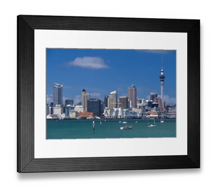 Framed Print : Auckland City & Waitemata Harbour