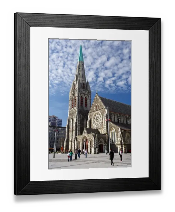 Framed Print : The Chalice and Cathedral Church of Christ, Cathedral Square, Christchurch, Canterbury Framed Print : The Chalice and Cathedral Church of Christ, Cathedral Square, Christchurch, Canterbury