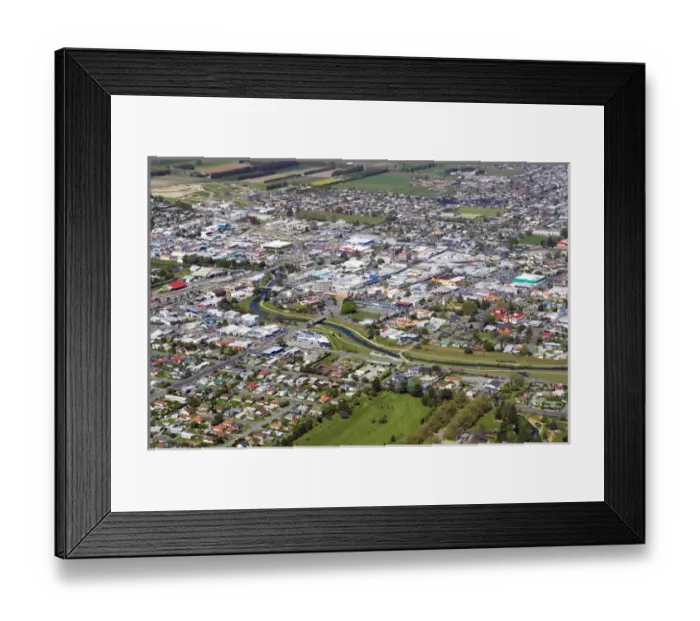 Framed Print : Blenheim, Marlborough, South Island, New Zealand - aerial Framed Print : Blenheim, Marlborough, South Island, New Zealand - aerial