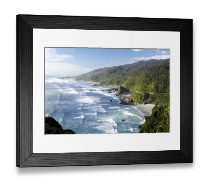 Framed Print : Coastline north of Irimahuwhero Viewpoint, Paparoa National Park, West Coast, South Island Framed Print : Coastline north of Irimahuwhero Viewpoint, Paparoa National Park, West Coast, South Island