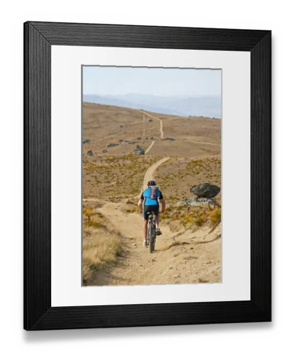 Framed Print : Mountain Bikers, Carrick Track, Carrick Range, Central Otago, South Island, New Zealand Framed Print : Mountain Bikers, Carrick Track, Carrick Range, Central Otago, South Island, New Zealand