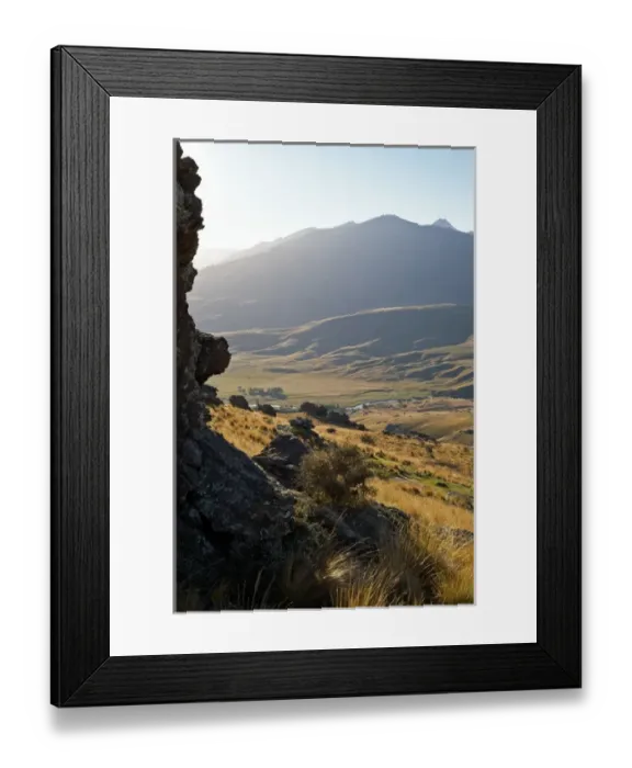 Framed Print : Nevis Valley, Central Otago, South Island, New Zealand