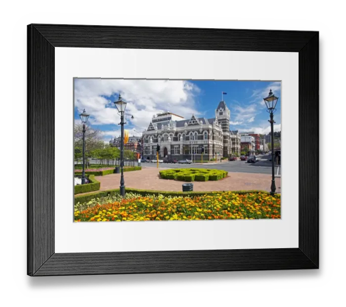 Framed Print : Law Courts, Dunedin, South Island, New Zealand