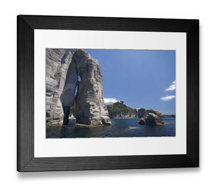 Framed Print : Sea Stack and Cliffs near Hahei, Coromandel Peninsula, North Island, New Zealand Framed Print : Sea Stack and Cliffs near Hahei, Coromandel Peninsula, North Island, New Zealand