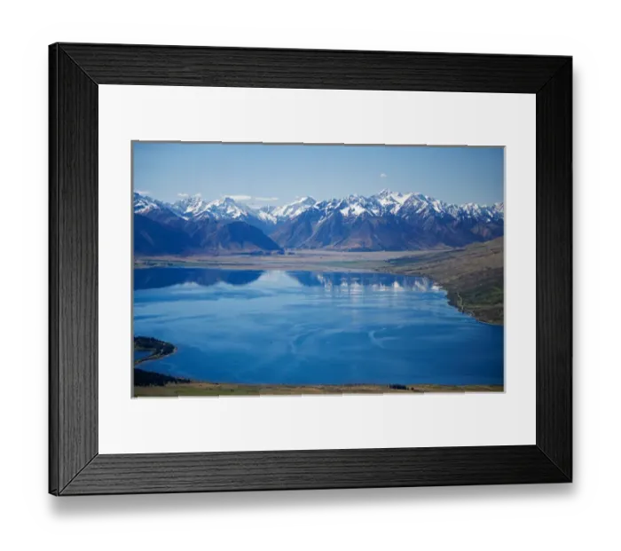 Framed Print : Lake Ohau and Neumann Range (centre and right), Mackenzie Country, South Canterbury Framed Print : Lake Ohau and Neumann Range (centre and right), Mackenzie Country, South Canterbury