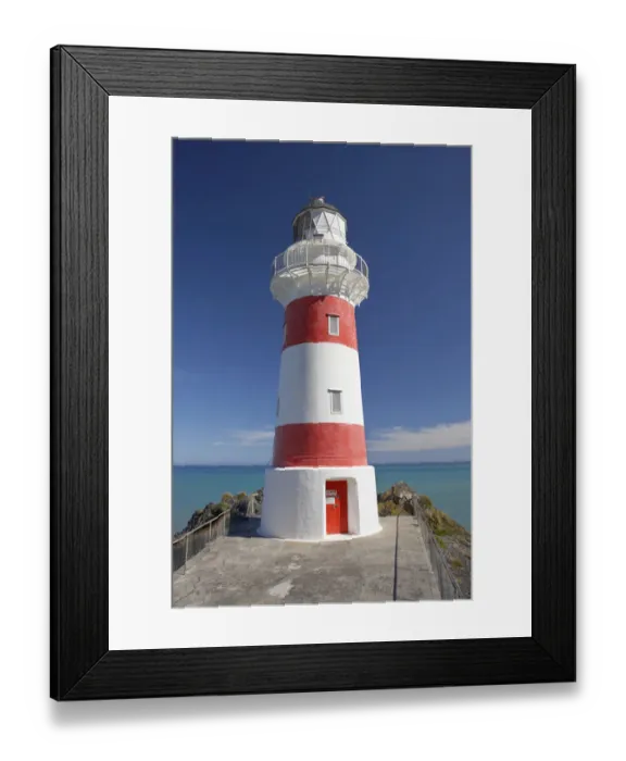 Framed Print : Historic Cape Palliser Lighthouse (1897), Wairarapa, North Island, New Zealand Framed Print : Historic Cape Palliser Lighthouse (1897), Wairarapa, North Island, New Zealand
