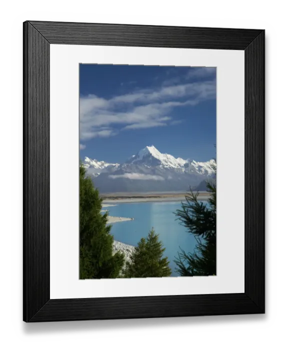 Framed Print : Aoraki / Mt Cook, and Lake Pukaki, Canterbury, South Island, New Zealand Framed Print : Aoraki / Mt Cook, and Lake Pukaki, Canterbury, South Island, New Zealand