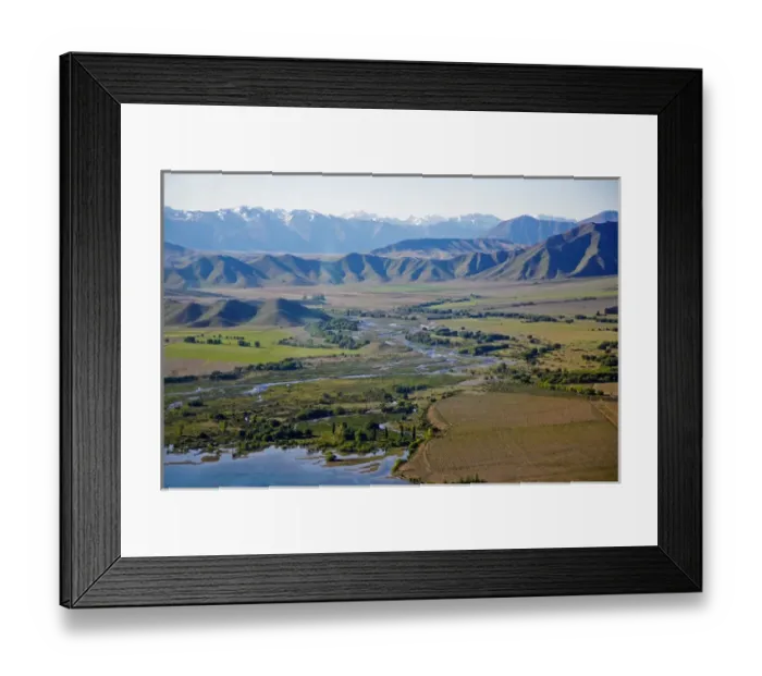 Framed Print : Lake Benmore and Ahuriri River, Waitaki Valley, North Otago, South Island, New Zealand Framed Print : Lake Benmore and Ahuriri River, Waitaki Valley, North Otago, South Island, New Zealand