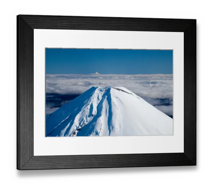 Framed Print : Mt Ngauruhoe, Tongariro National Park, Central Plateau, North Island, New Zealand