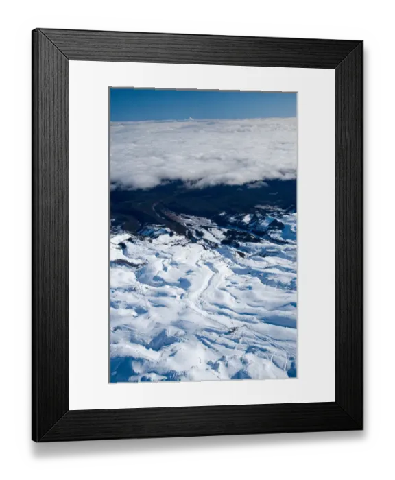Framed Print : Turoa Skifield, Mt Ruapehu, Tongariro National Park, Central Plateau, North Island
