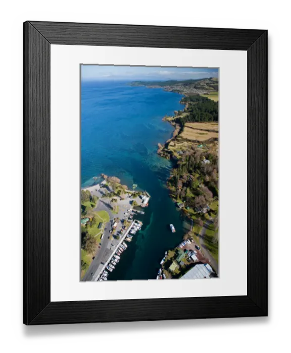 Framed Print : Marina at Source of Waikato River, by Lake Taupo, Taupo, North island, New Zealand Framed Print : Marina at Source of Waikato River, by Lake Taupo, Taupo, North island, New Zealand