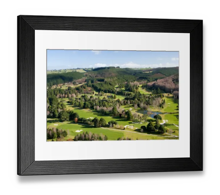 Framed Print : Wairakei International Golf Course, near Taupo, North Island, New Zealand - aerial Framed Print : Wairakei International Golf Course, near Taupo, North Island, New Zealand - aerial