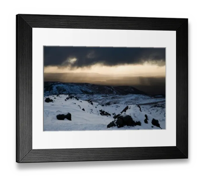 Framed Print : Looking out from Whakapapa Skifield towards National Park, Mt Ruapehu, Central Plateau Framed Print : Looking out from Whakapapa Skifield towards National Park, Mt Ruapehu, Central Plateau