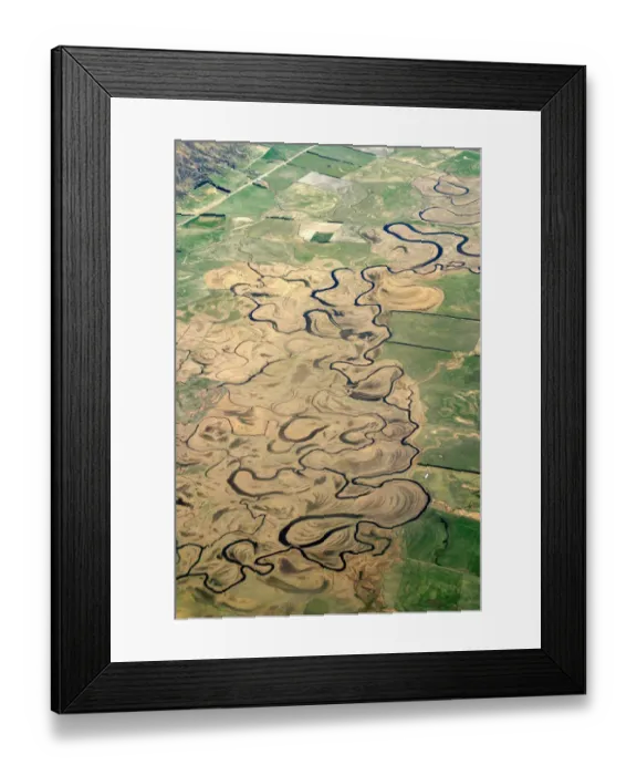 Framed Print : Upper Taieri River, Otago