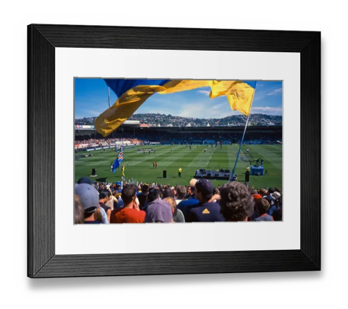 Framed Print : Rugby at Carisbrook, Otago Highlanders vs Stormers, Dunedin