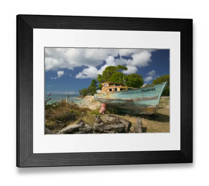 Framed Print : BARBADOS-West Coast-Six Mens: Fishing Boats / Six Mens Bay a Walter Bibikow 2004 Framed Print : BARBADOS-West Coast-Six Mens: Fishing Boats / Six Mens Bay a Walter Bibikow 2004