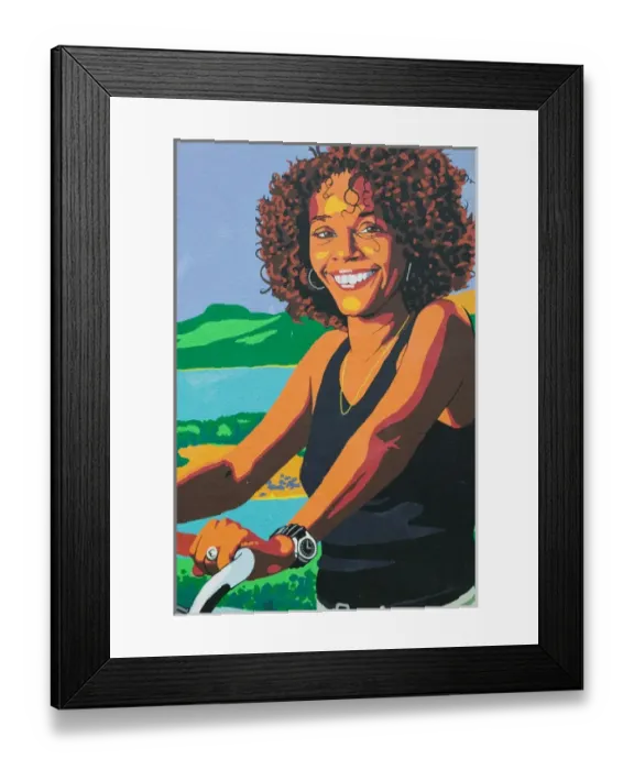 Framed Print : ABC Islands - BONAIRE - Kralendijk: Detail of Bonaire Citizens Mural Cultimara Supermarket Framed Print : ABC Islands - BONAIRE - Kralendijk: Detail of Bonaire Citizens Mural Cultimara Supermarket