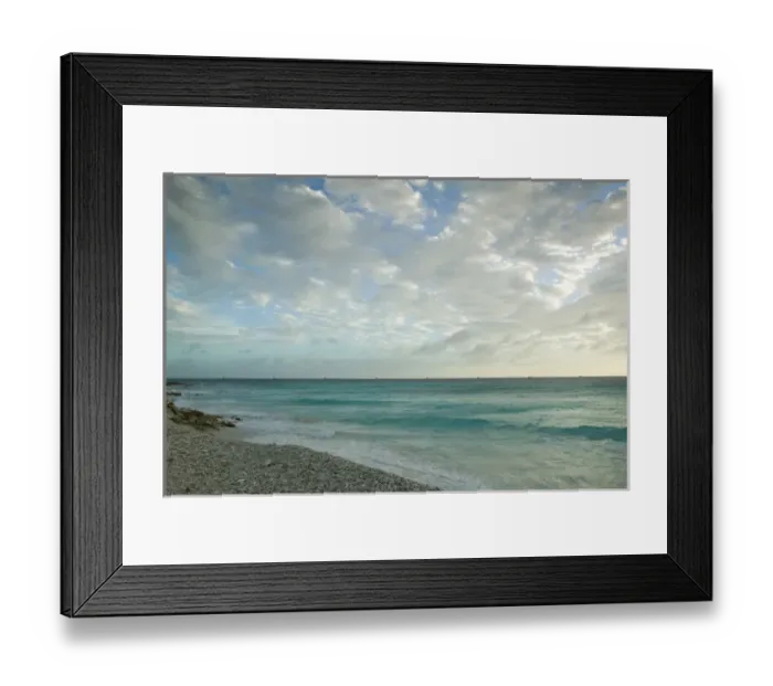 Framed Print : ABC Islands - BONAIRE - Pink Beach: Ocean View / Sunset Framed Print : ABC Islands - BONAIRE - Pink Beach: Ocean View / Sunset