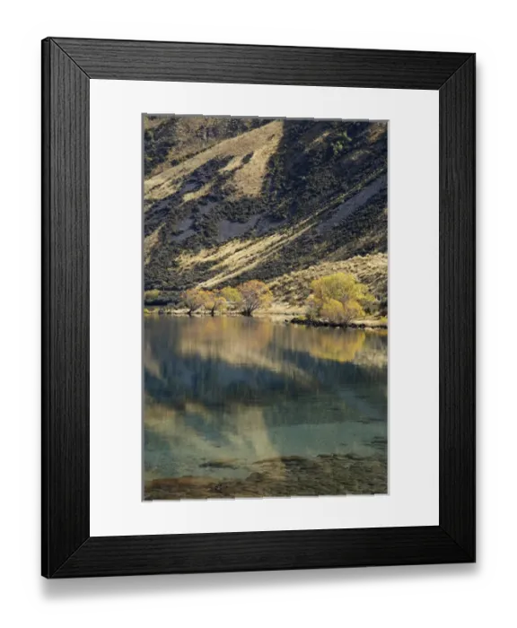 Framed Print : Lake Ohau, Autumn Colour and Ben Ohau, Mackenzie Country, South Canterbury, South Island Framed Print : Lake Ohau, Autumn Colour and Ben Ohau, Mackenzie Country, South Canterbury, South Island